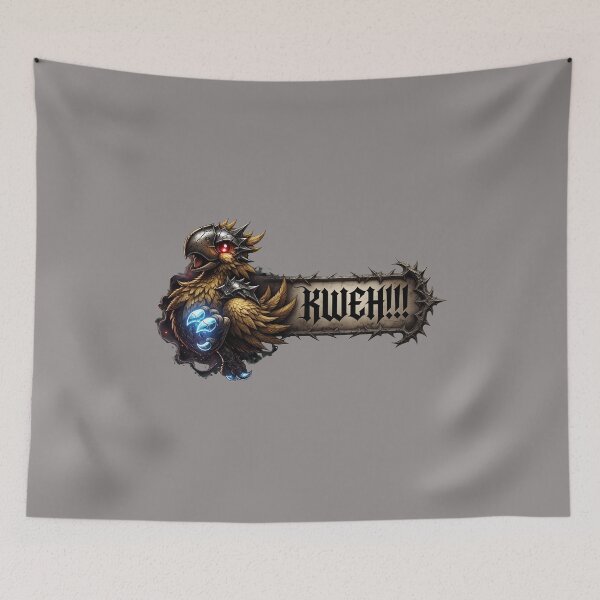 Item preview, Chocobo KWEH!!! Cute Yellow Bird Mascot Design-62 designed and sold by AndSagner.