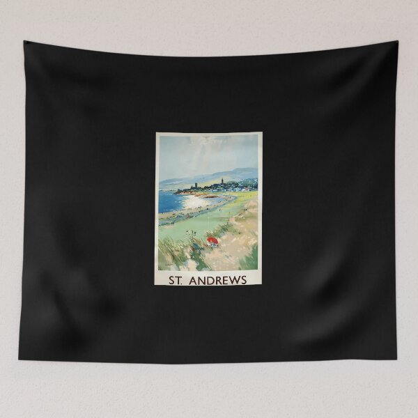 Item preview, St-Andrews-Vintage-Travel-Poster designed and sold by harosfethk.