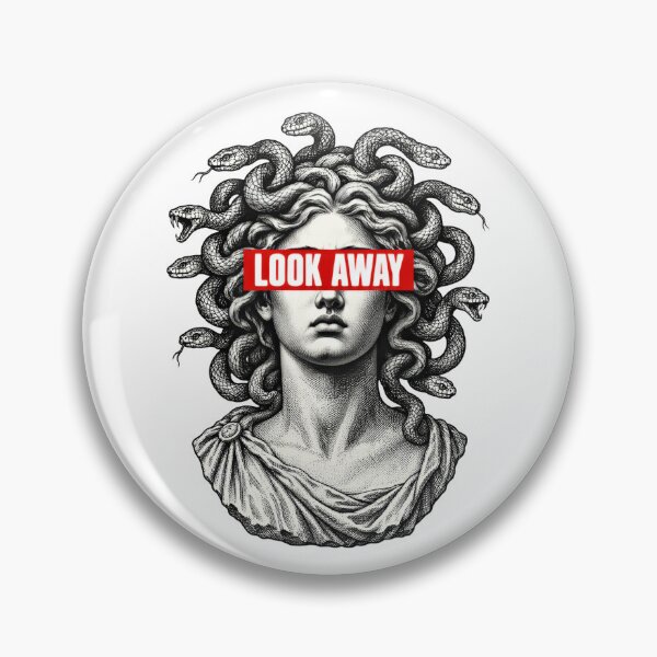 Item preview, Look Away Medusa Greek Statue Bust Ancient Greece designed and sold by Lolik Designs.