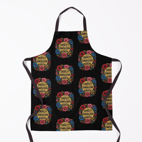 Artikelvorschau, Mitgefühl scheint radikale Freundlichkeit floral botanischer Retro-Kranz Grafik entworfen und verkauft von YasuoShop.