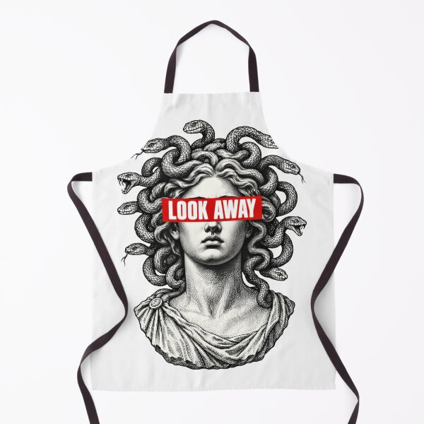 Item preview, Look Away Medusa Greek Statue Bust Ancient Greece designed and sold by Lolik Designs.