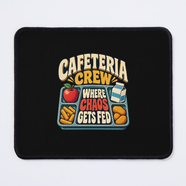 Item preview, Cafeteria Crew Where Chaos Gets Fed Retro School Lunch Staff designed and sold by MOTIFOLK.