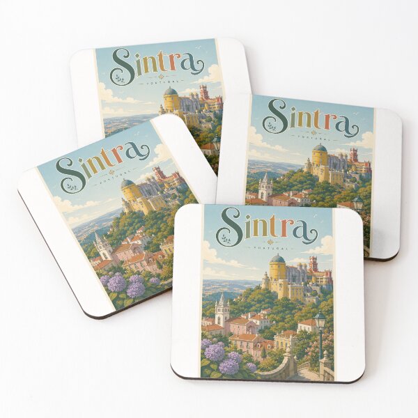 Item preview, Pena Palace Sintra Portugal Above the Serra de Sintra Hills designed and sold by Places On Earth.