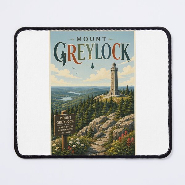 Item preview, Mount Greylock Massachusetts Summit and Veterans War Memorial Tower designed and sold by Places On Earth.