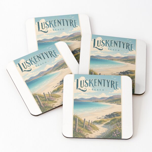 Item preview, Luskentyre Beach Isle of Harris Outer Hebrides Scotland Coast designed and sold by Places On Earth.