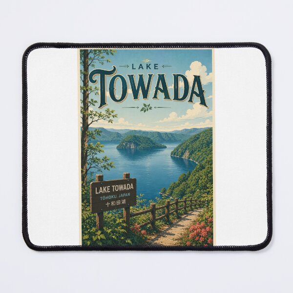 Item preview, Lake Towada Tohoku Japan Forested Caldera Landscape designed and sold by Places On Earth.