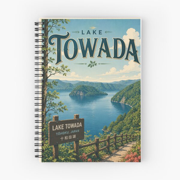 Item preview, Lake Towada Tohoku Japan Forested Caldera Landscape designed and sold by Places On Earth.