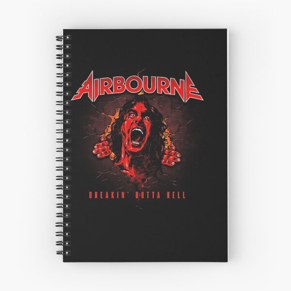 Item preview, Airbourne Breakin Outta Hell Hard Rock Scream Art designed and sold by TaySalon.