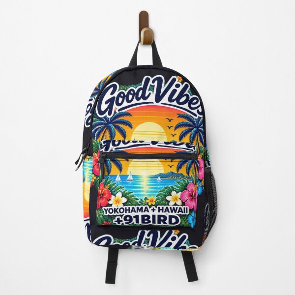Item preview, Good Vibes Yokohama + Hawaii – Tropical Sunset 2 designed and sold by Plus91BIRD.