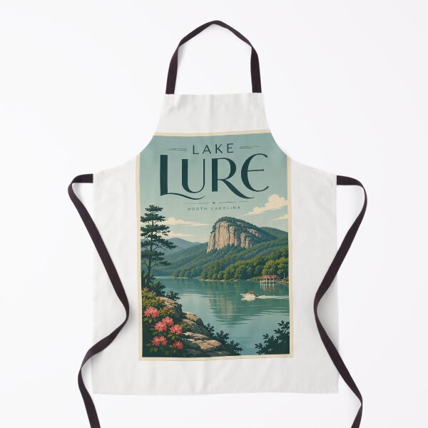 Item preview, Lake Lure North Carolina Beneath Chimney Rock and Blue Ridge Mountains designed and sold by Places On Earth.