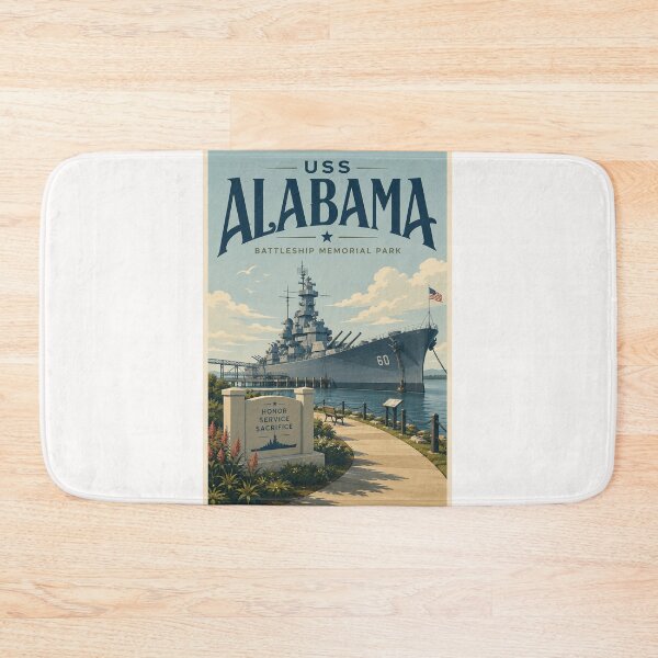 Item preview, USS Alabama Battleship Memorial Park Mobile Alabama Waterfront designed and sold by Places On Earth.