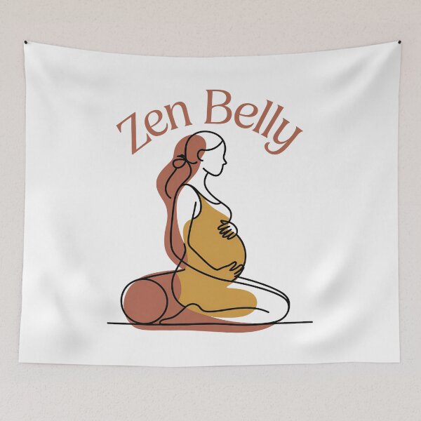 Item preview, Zen Belly Terracotta Mustard Bolster Piece designed and sold by 108stillness.
