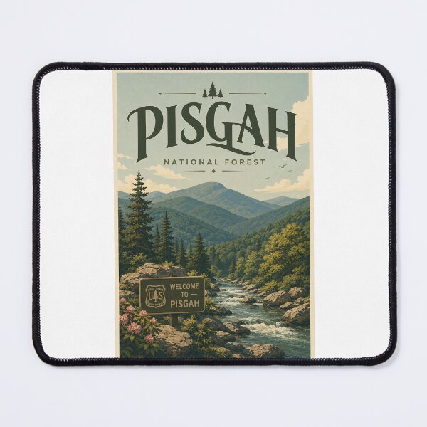 Item preview, Pisgah National Forest North Carolina Blue Ridge Mountain River Valley designed and sold by Places On Earth.