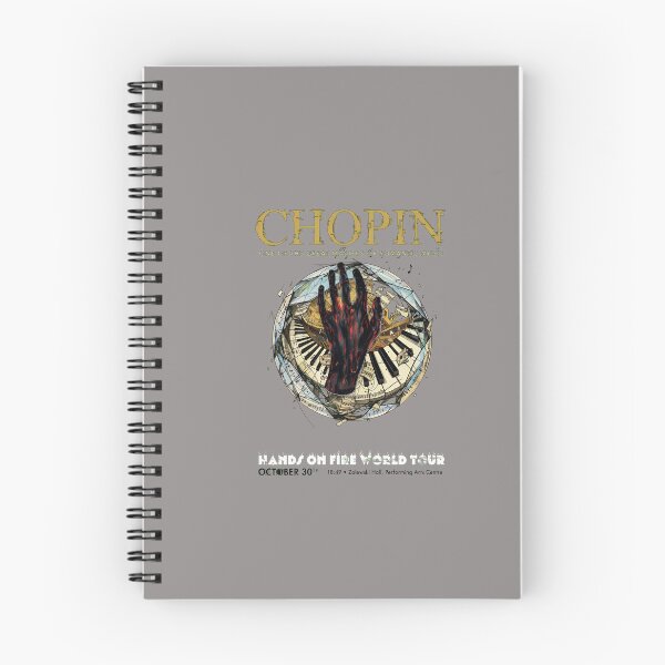 Item preview, Chopin Hands On Fire World Tour Vintage Tee-12 designed and sold by AndSagner.