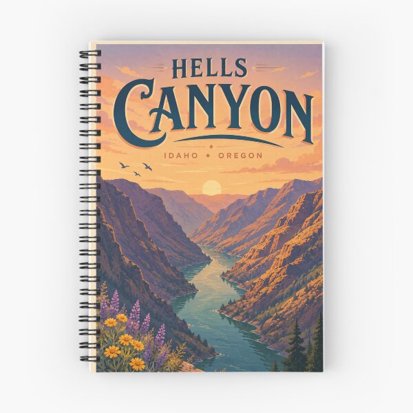 Item preview, Hells Canyon Idaho Oregon Snake River Gorge at Sunset designed and sold by Places On Earth.