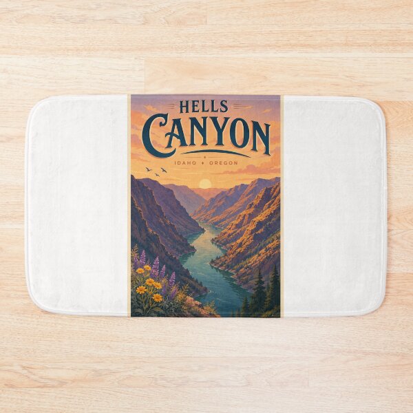 Item preview, Hells Canyon Idaho Oregon Snake River Gorge at Sunset designed and sold by Places On Earth.
