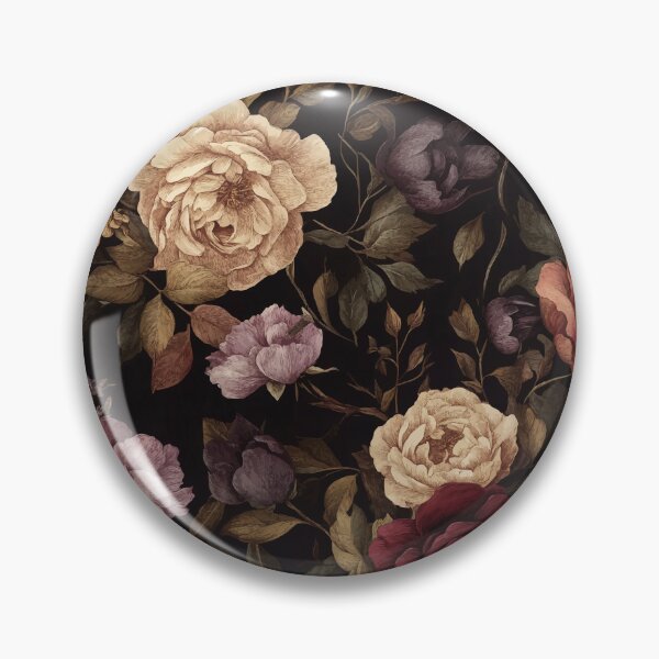 Item preview, Dark Academia Floral Pattern Eloise designed and sold by Lichtisign.
