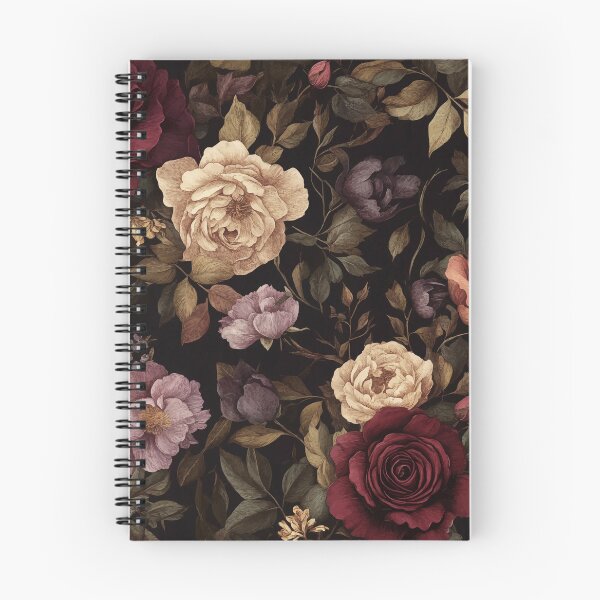 Item preview, Dark Academia Floral Pattern Eloise designed and sold by Lichtisign.