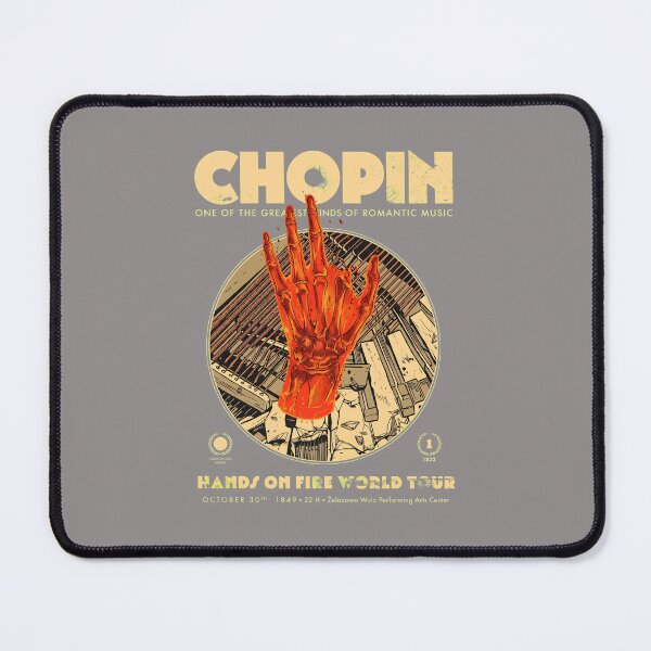 Item preview, Chopin Hands On Fire World Tour Vintage T-Shirt-94 designed and sold by AndSagner.