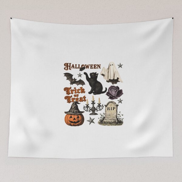 Item preview, Retro Vintage Halloween Collage designed and sold by CrinoSwice.