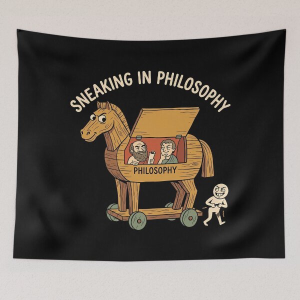 Item preview, Antinatalism Philosophy Trojan Horse designed and sold by HarrisonSteere.