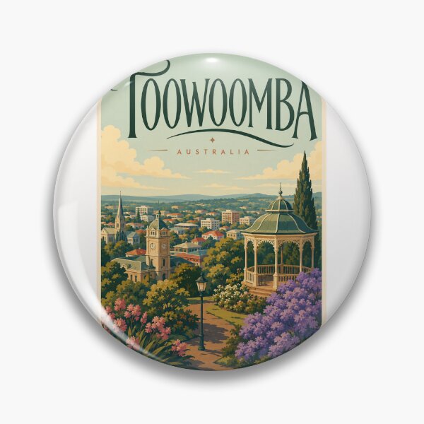 Item preview, Toowoomba Queensland Garden City Panorama Australia designed and sold by Places On Earth.