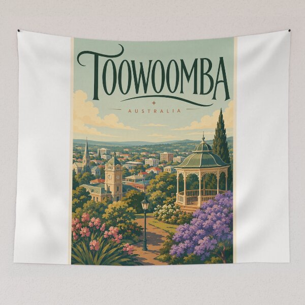 Item preview, Toowoomba Queensland Garden City Panorama Australia designed and sold by Places On Earth.
