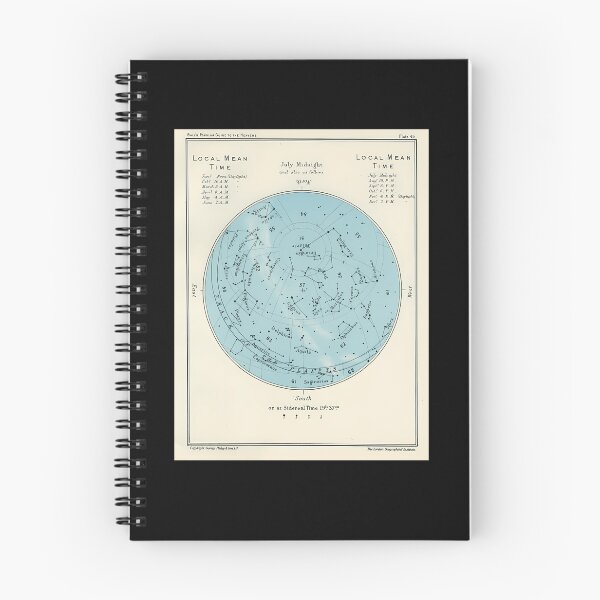 Item preview, Star-Map-July-Midnight designed and sold by harosfethk.
