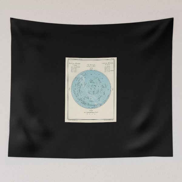 Item preview, Star-Map-July-Midnight designed and sold by harosfethk.