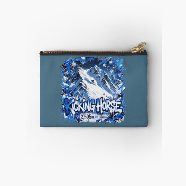 Item preview, Kicking Horse Ski Resort Canada Skiing Rockies Sticker TShirt 04 designed and sold by OuterShellUK.