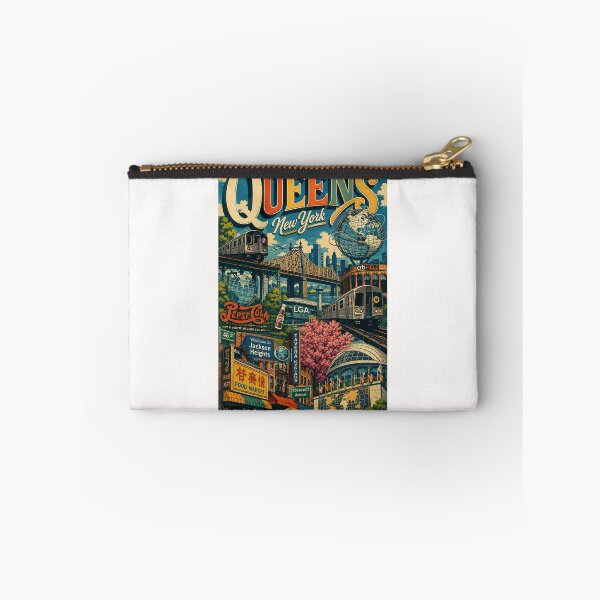 Item preview, Queens New York Landmarks from Flushing Meadows to Jackson Heights designed and sold by Places On Earth.