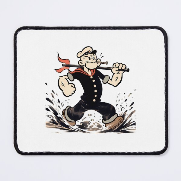 Item preview, Angry Sailor Man Running Through Water Splashes designed and sold by MillicentCouder.