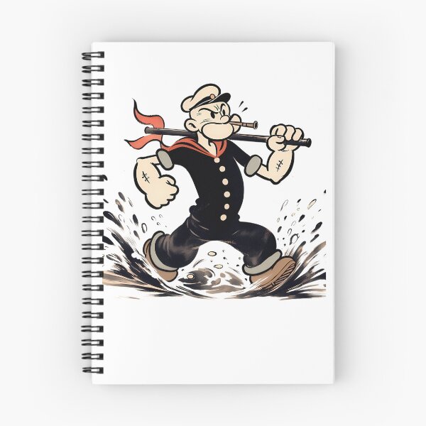Item preview, Angry Sailor Man Running Through Water Splashes designed and sold by MillicentCouder.