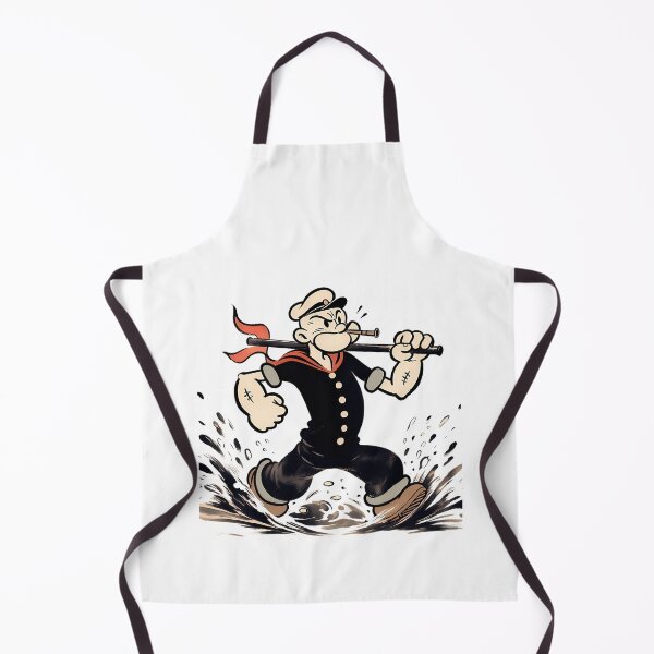 Item preview, Angry Sailor Man Running Through Water Splashes designed and sold by MillicentCouder.