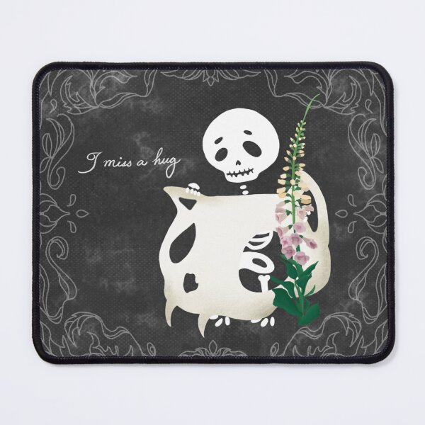 Item preview, Little Ku Hiding Behind Cat Skull designed and sold by momolaart.