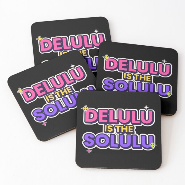 Item preview, Delulu Is The Solulu Funny Gen Z Slang Quote designed and sold by jaissaurabh.