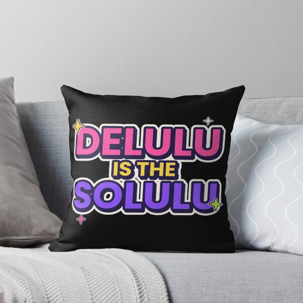 Item preview, Delulu Is The Solulu Funny Gen Z Slang Quote designed and sold by jaissaurabh.