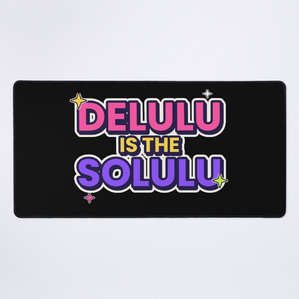 Item preview, Delulu Is The Solulu Funny Gen Z Slang Quote designed and sold by jaissaurabh.