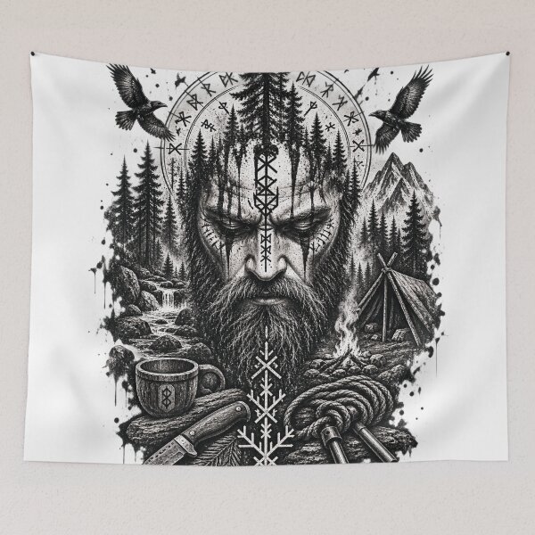 Item preview, Viking Bushcraft – Guardian of the Wild Forest designed and sold by naturalsurvival.