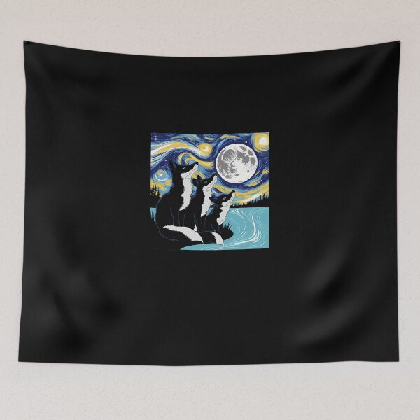 Item preview, Starry-Night-Fox-Water-Flow designed and sold by amyotihlrgy.