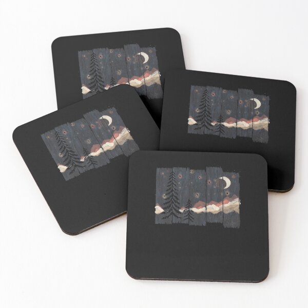 Item preview, Starry-Night-In-The-Mountains... designed and sold by barkusve.