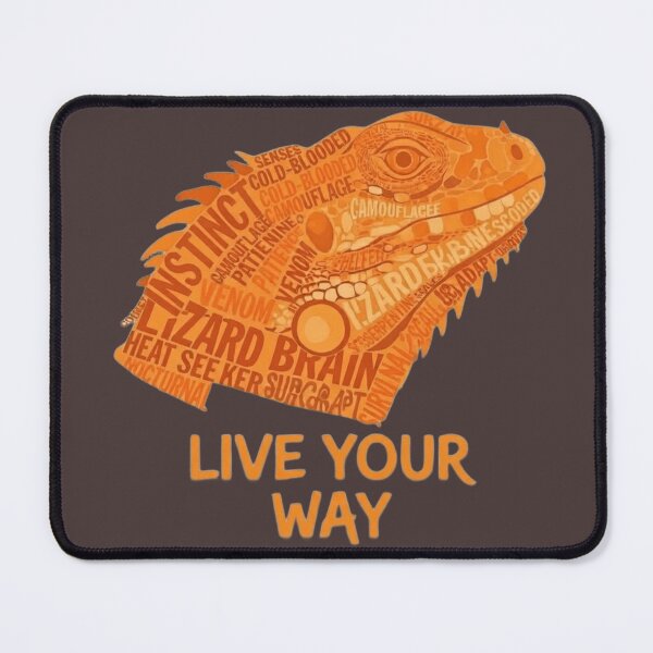 Item preview, Orange Lizard Typography Design designed and sold by PlengPoomofArts.
