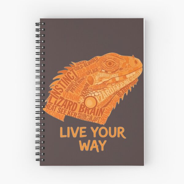Item preview, Orange Lizard Typography Design designed and sold by PlengPoomofArts.