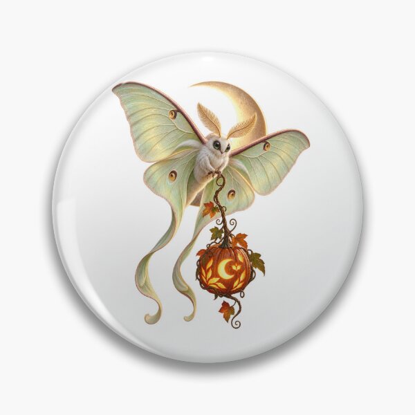 Item preview, Moonlit Pumpkin Moth Lantern designed and sold by TrendTribeTP.