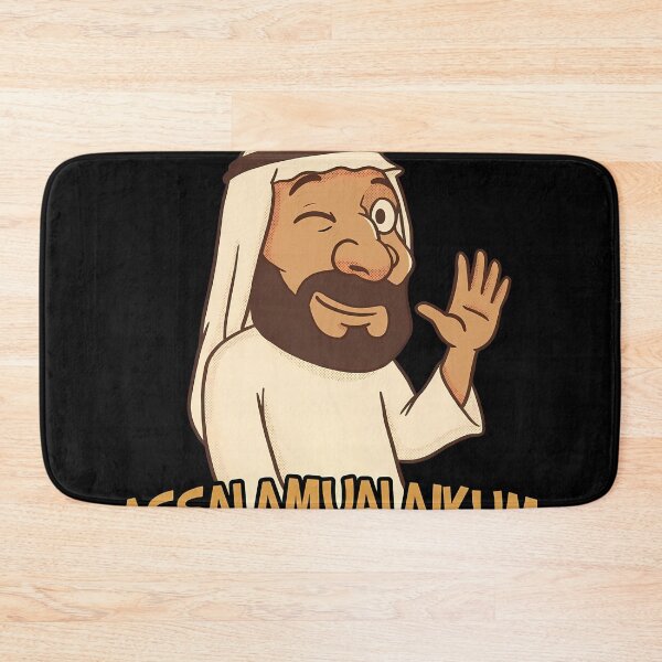 Item preview, Friendly Arab Man Waving Assalamualaikum Cartoon designed and sold by HarrisonSteere.