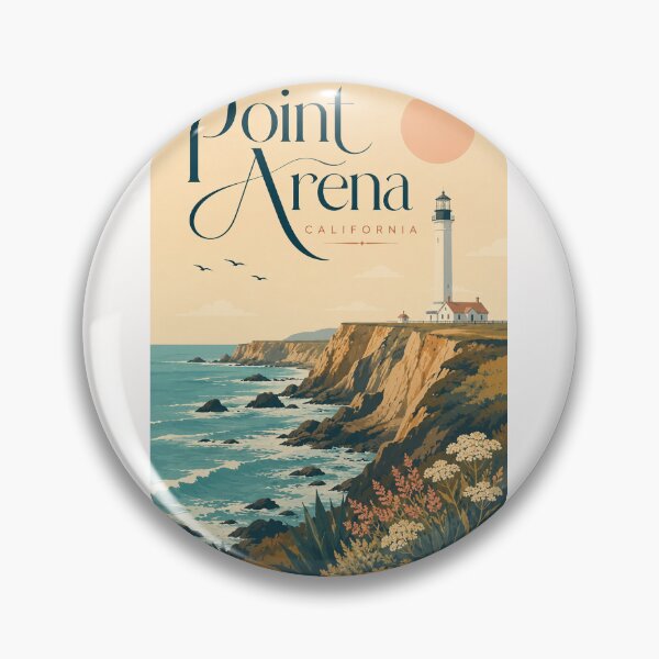 Item preview, Point Arena California Lighthouse Above Mendocino Coast Cliffs designed and sold by Places On Earth.