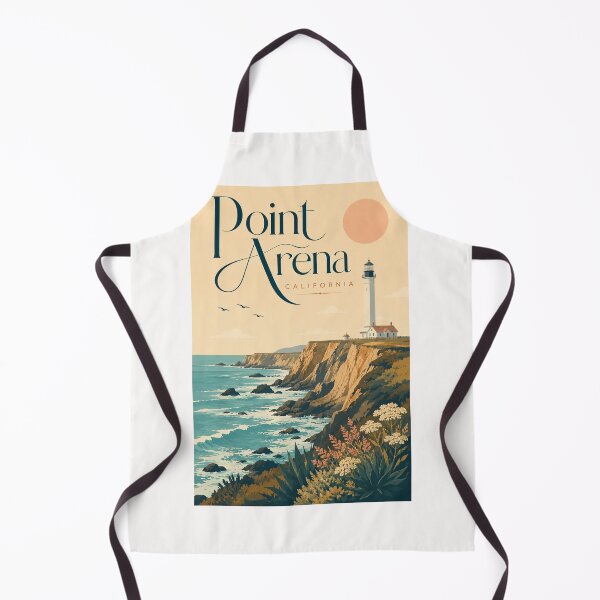 Item preview, Point Arena California Lighthouse Above Mendocino Coast Cliffs designed and sold by Places On Earth.
