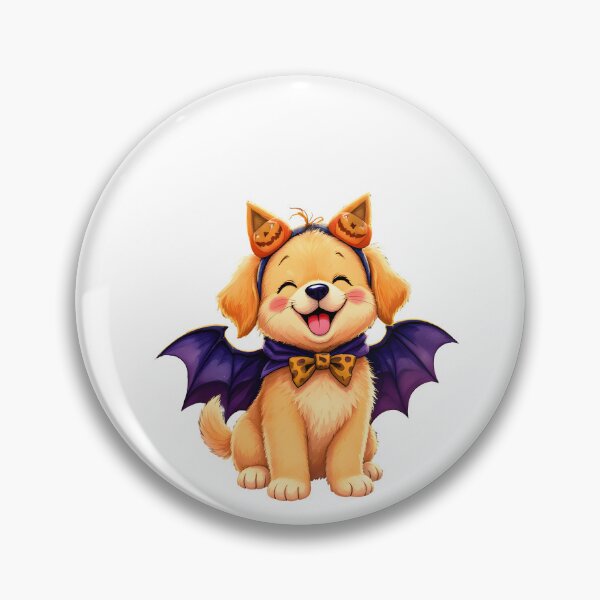 Item preview, Halloween Golden Retriever Art designed and sold by Kedspicedesign.