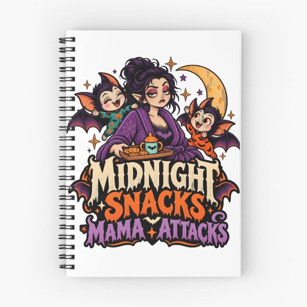 Item preview, Midnight Snacks Mama Attacks Vampire Humor designed and sold by ClaSciStore.
