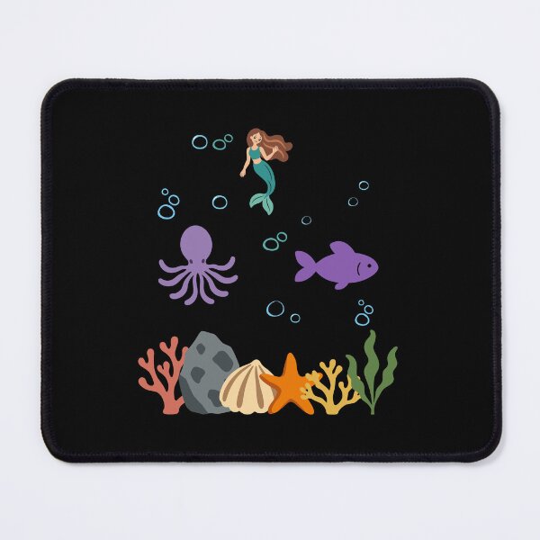 Item preview, Mermaid underwater children octopus fish ocean designed and sold by Sir-Freaky.